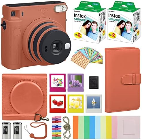 Fujifilm Instax Square Sq1 Instant Kamera Terakota narandžasta sa torbicom za nošenje + Fuji Instax film