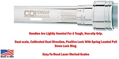 CDI Torque Proizvodi A Snap-on Company 1/4 Drive 10-50 u LBS / 1,4-5,4nm Dvostrukim mjestima Mikrometar