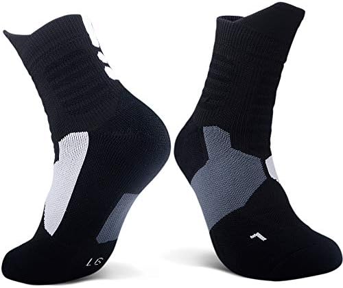 Debeli zaštitni sportski jastuk Elite košarkaške kompresije atletske čarape