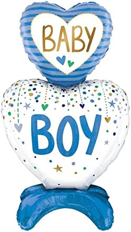 43inch Baby Boy Tuš zabava ukrašeni baloni, plavi baby boy folion mylar baloni, baloni za tuširanje
