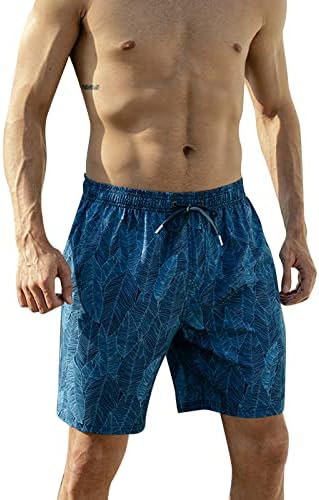 Mens Swim deblice 7 inča Inseam Brze suhi elastični šorc elastične ploče Stars Sportski trčanje prugasti ispit