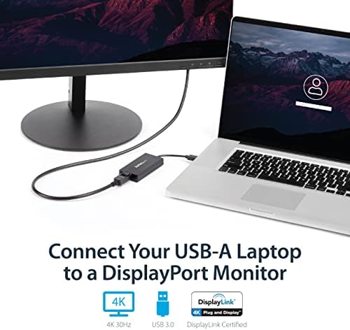Startech.com USB 3.0 za DisplayPort adapter 4K Ultra HD, ConclowLink certificirani, video Converter