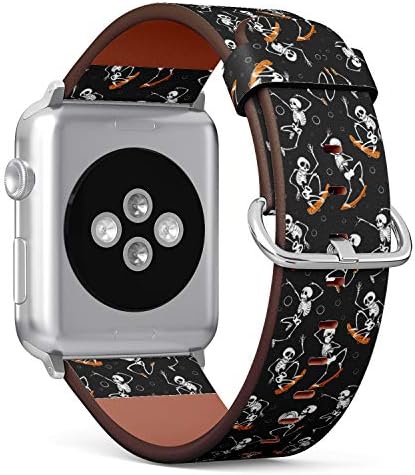 Pattern kožna narukvica traka za Apple Watch serija 4/3/2/1 gen, zamjena za iWatch 38mm / 40mm trake