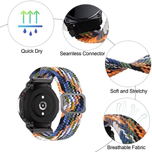 IPARTSONLINE NYLON BAND kompatibilan je za zamenu T-Rex 2 Smart Watch elastični zamjenski remen Sportski ručni