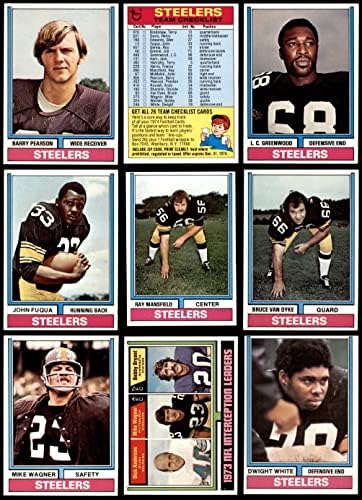 1974 TOPPS Pittsburgh Steelers Team Set Pittsburgh Steelers Nm + Steelers