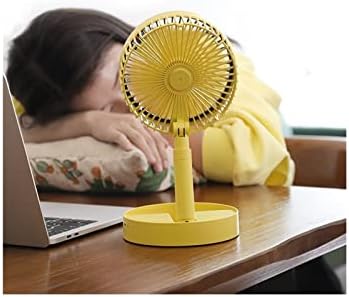 Jkyyds Fan-sklopivi mali ventilator ultra ultra miran USB prijenosni punjivi mini studentski spavaonica
