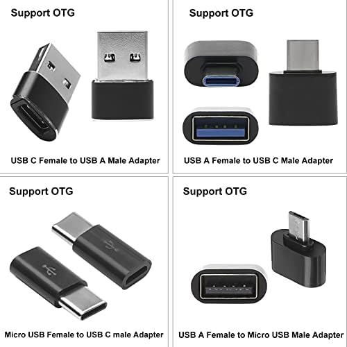 2pcs USB C Hub USB Hub 3.0,4-Port USB C na USB Adapter USB na USB C Adapter,Ultra-Slim USB C Adapter