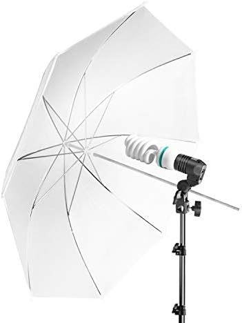 LimoStudio [2 Pakovanje] bijeli prozirni Foto reflektor prečnika 33 inča / 84 cm kišobran