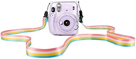 Elvam Kamera Clear zaštitna torba kompatibilna sa Fujifilm Instax Mini 11 Instant kamerom sa odvojivim