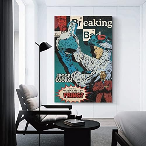 Breaking Bad Movie Poster 12 × 18 inča Neuramljeni platneni zidni umjetnički dekor sobe pogodan