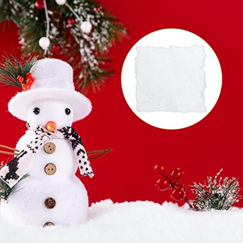 NUOBESTY Božić dekor zatvoreni tepih Božić Snow deka Roll dekoracije: snežni pokrivač deka Holiday Božić