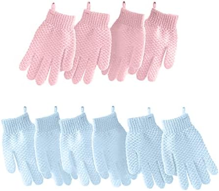 Lissomplume rukavice za piling za kupanje 10 kom rukavice za piling za tijelo za tijelo, tuš, kadu, piling i