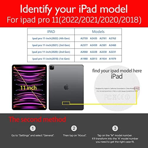 Nanruil za iPad Pro 11-inčni slučaj četvrti / 3. / 2. / 1st GEN originalna koža zaštitna ljuska za 2022/2021/2020/2018