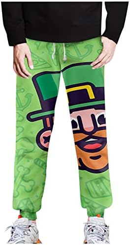 Dnevne pantalone Saint Patricke, modni unisex casual saint patrickov dan tiskali odrasle jogger hlače, dukseve