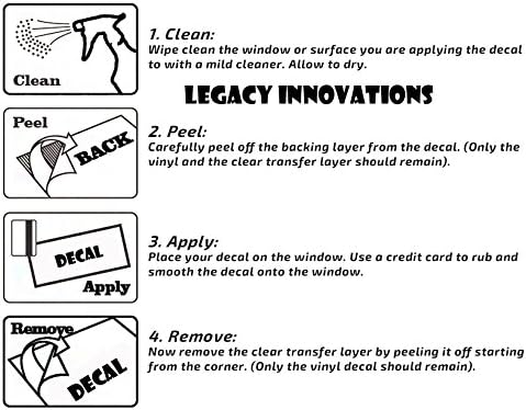 Legacy Inovacije LLI Pješačenje za čizme | Decal vinil naljepnica | Automobili Kamioni Vans Zidovi Laptop |