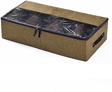Uqiangy sklopivi odjeljak kutija za cipele za pohranu debela krpa prozirna kutija za pohranu kutija visoka