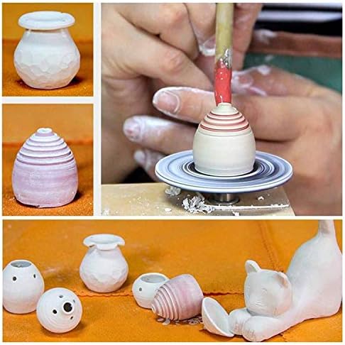Huanyu Mini mašina za grnčarstvo 4.3 CM gramofon USB Mašina za izradu gline Keramika 2300rpm DIY alat od gline