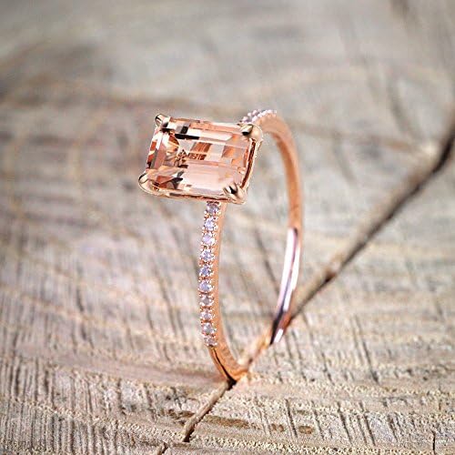Fini cirkon mali angažman sa ružom Zlatni prsten zvona prstena za prstene bakar za žene