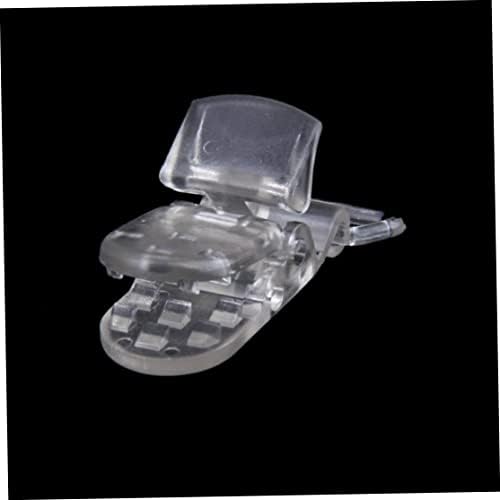 Eioflia Clear Plastic Clip Pacifikator Držač značke lutke za izradu potrepština alata izdržljiv isječci za suspenziju