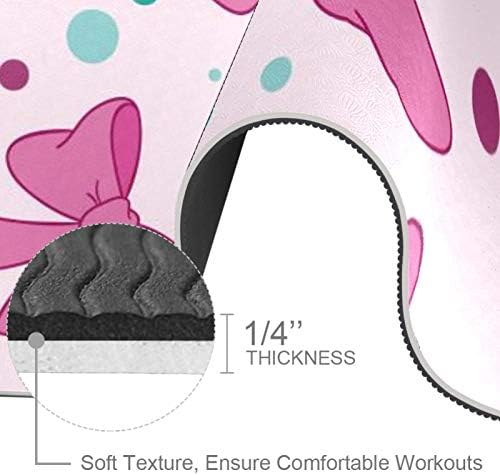 Siebzeh Pink lukovi uzorak djevojke romantičan Premium debeli Yoga Mat Eco Friendly gumene zdravlje