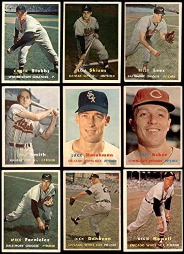 1957. topps Baseball 50 Card Starter set / lot VG +