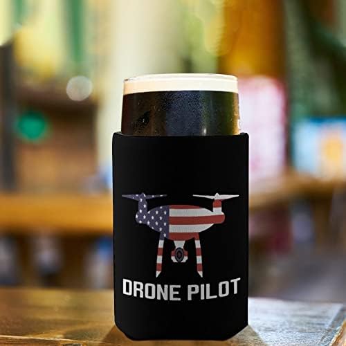 Američka zastava Drone Pilot za višekratnu upotrebu šolja za višekratnu upotrebu izolovani