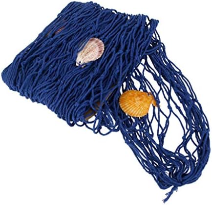 SEWACC Home Decor dekorativna mreža za ribu sa školjkama Mediteranska mreža za nautički ribolov