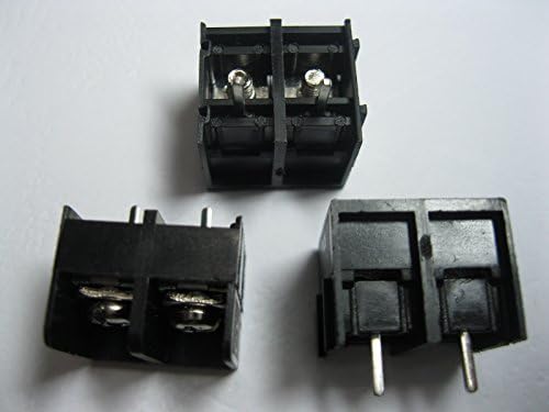 40 kom konektor za vijčani terminalni Blok 2 puta/pin korak 8,25 mm barijera crna boja DC39B