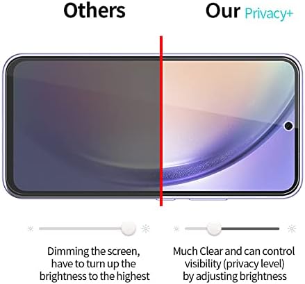 MOOISVS[2+2 paketa Samsung Galaxy A54 5G Zaštita ekrana od kaljenog stakla+ zaštita sočiva kamere,Ultra