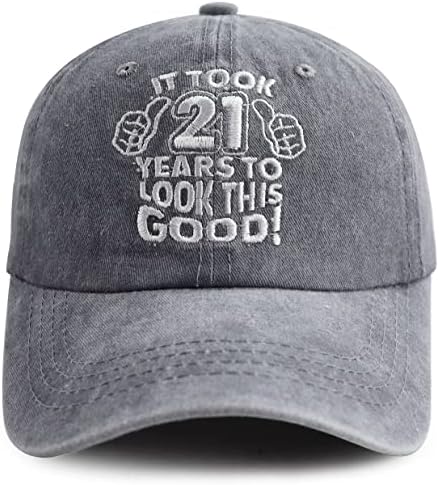 Splash Brothers prilagođena 21. Rođendanska kapa za nju, Podesiva bejzbol kapa od pamučnog veza