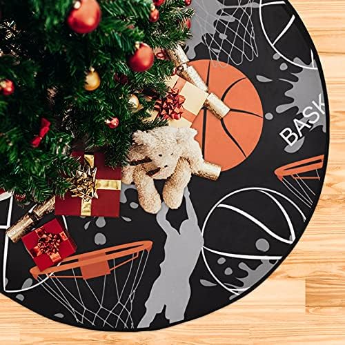 Košarkaška igra Božićna stabla Mat vodootporna stalka za stalke Mat tepih ispod božićnog drvca Pribor za