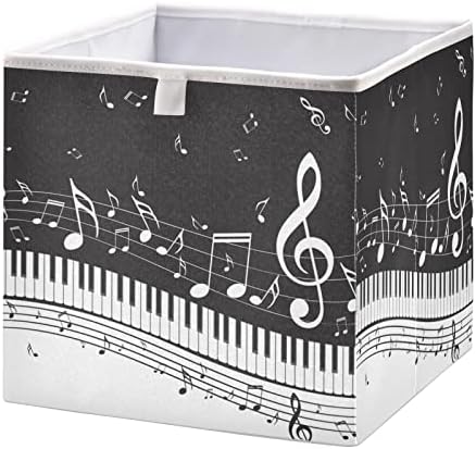 Emelivor piano Musical Note Cube Skladištenje kanti za skladištenje u obliku vodootporne igračke