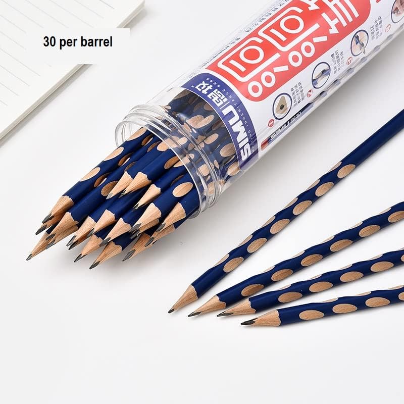 30 Carrelled dečije korektivne prihvaćene olovke, trokutasti olovke za rupe i ispitivanje učenika