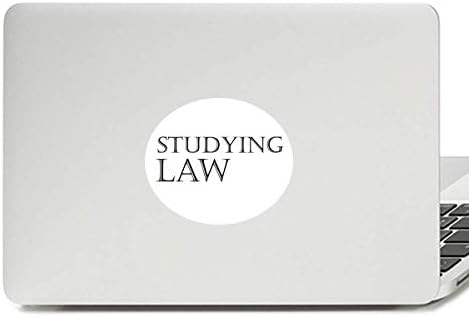 Kratka fraza studiranje zakona Vinil amblem grafički naljepnica za prijenosnu računalo za noteboop