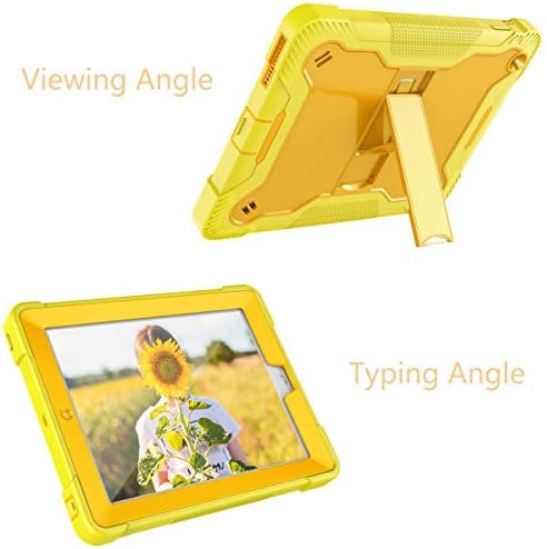 FINGIC IPad 2 futrola, iPad 3 Case, iPad 4 Chickstand Shopoot otporan na jaku teškoća Čvrsta gumena gumena
