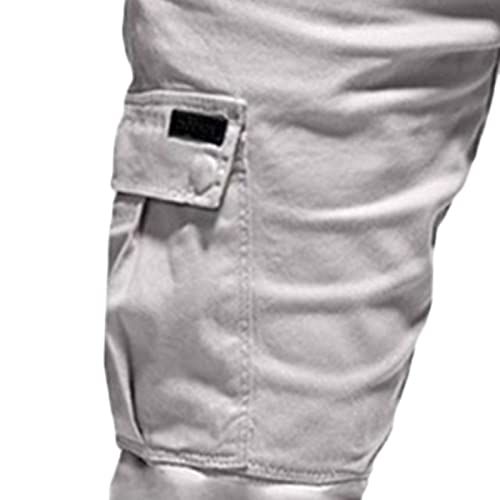 Maiyifu-GJ muški elastični struk Teretni kratke hlače Ležerne prilike opuštene fit multi džepove