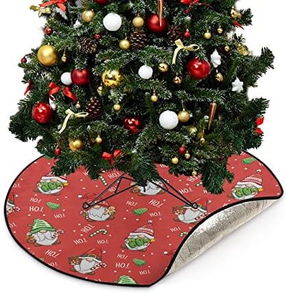 Božićna stabla Mat vodootporna, bivolo plairan božićni krug pod božićnim stablom mat za pod za