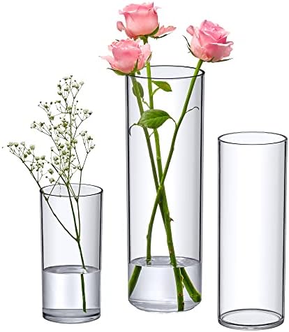 Amazing Abby-Vase Viola Magra - akrilne cilindrične vaze za cilindre, plastične cilindrične vaze za cvijeće za