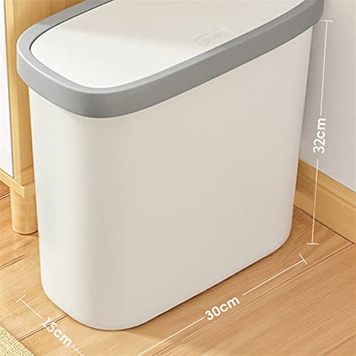 Zukeeljt smeće može kupatilo smeće može dvostruko sloj toalet uski smeće bin tisak stila kuhinja kupatilo