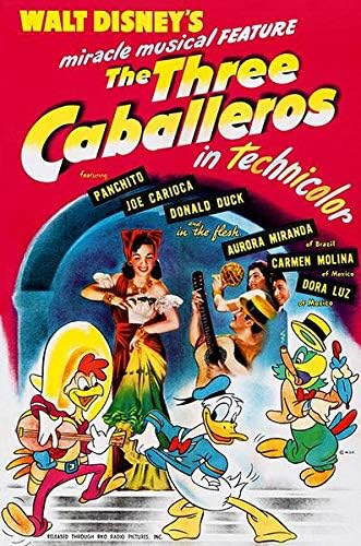The Three Caballeros - 1945 - Movie Poster