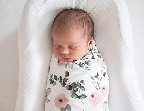 Pokrivač za novorođenčad, omotač ćebeta za bebe sa trakom za glavu za 0-3 mjeseca djevojčice i