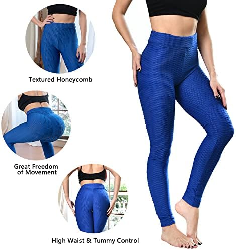 Eilyee Womens Butt Lipting Yoga hlače plijen podizanja gumenih tajica visokog struka Anti celulitne vježbe
