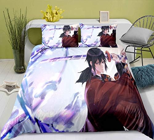 JUNG KOOK Anime Posteljina Anime Duvet prekrivač na jastuku za prekrivanje kafići Twin Full