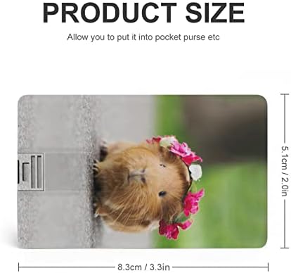 Slatka Gvineja svinja kreditna bankovna kartica USB flash diskove Prijenosni memorijski stick tipka za pohranu