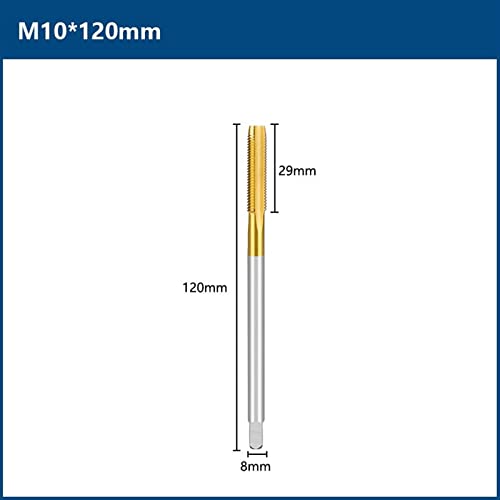 Vruća pločica M2-M12 Thread Dodirnite ravno flautu 90-150 Dužina metrička utikač Kupovina za