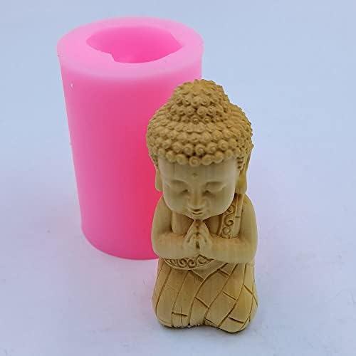 3D Buddha silikonski kalup za ledenu kocku, sapun, umjetničke zanate, svijeće, čokoladu, muffine,