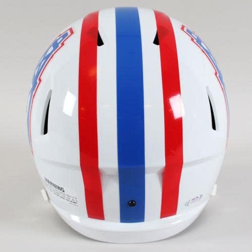 Earl Campbell potpisao kacigu Oilers HOF 91 – - COA PSA / DNK-autograme NFL Helmets