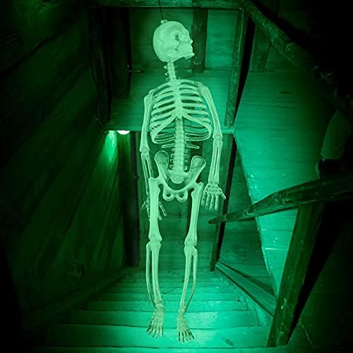 Viseći božićne ukrase za zid 29cm Svjetlosne kostursko tijelo zastrašujuće Halloween Haurteds