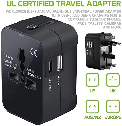 Putni USB Plus Međunarodni Adapter za napajanje kompatibilan sa Xolo A500 Club za Svjetsku snagu za 3 uređaja