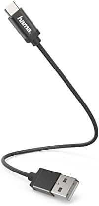 HAMA USB kabl za punjenje TIP-C 0,2 m BLACK